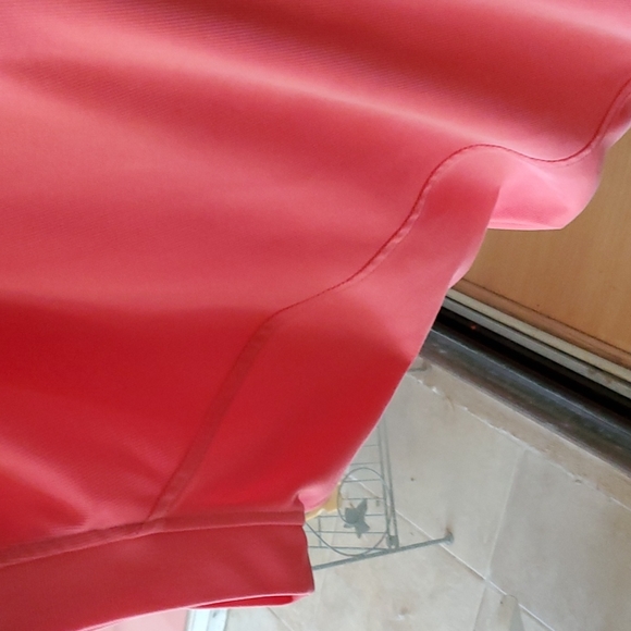 Chico's short sleeve top/salmon color. - Picture 7 of 9